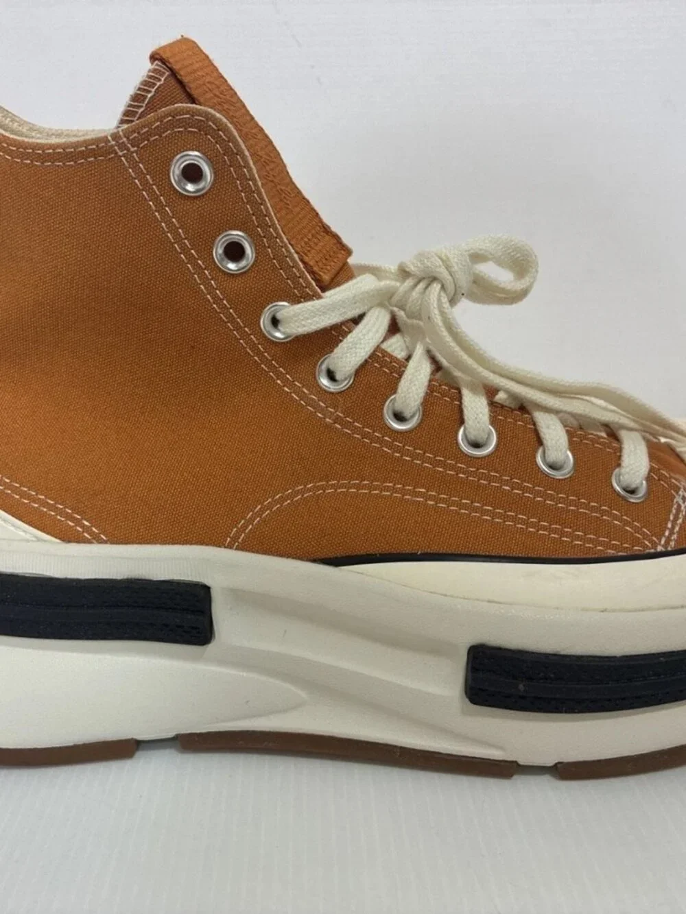 Converse Run Star Legacy CX High Top Platform Sneakers Monarch Orange Size 8.5